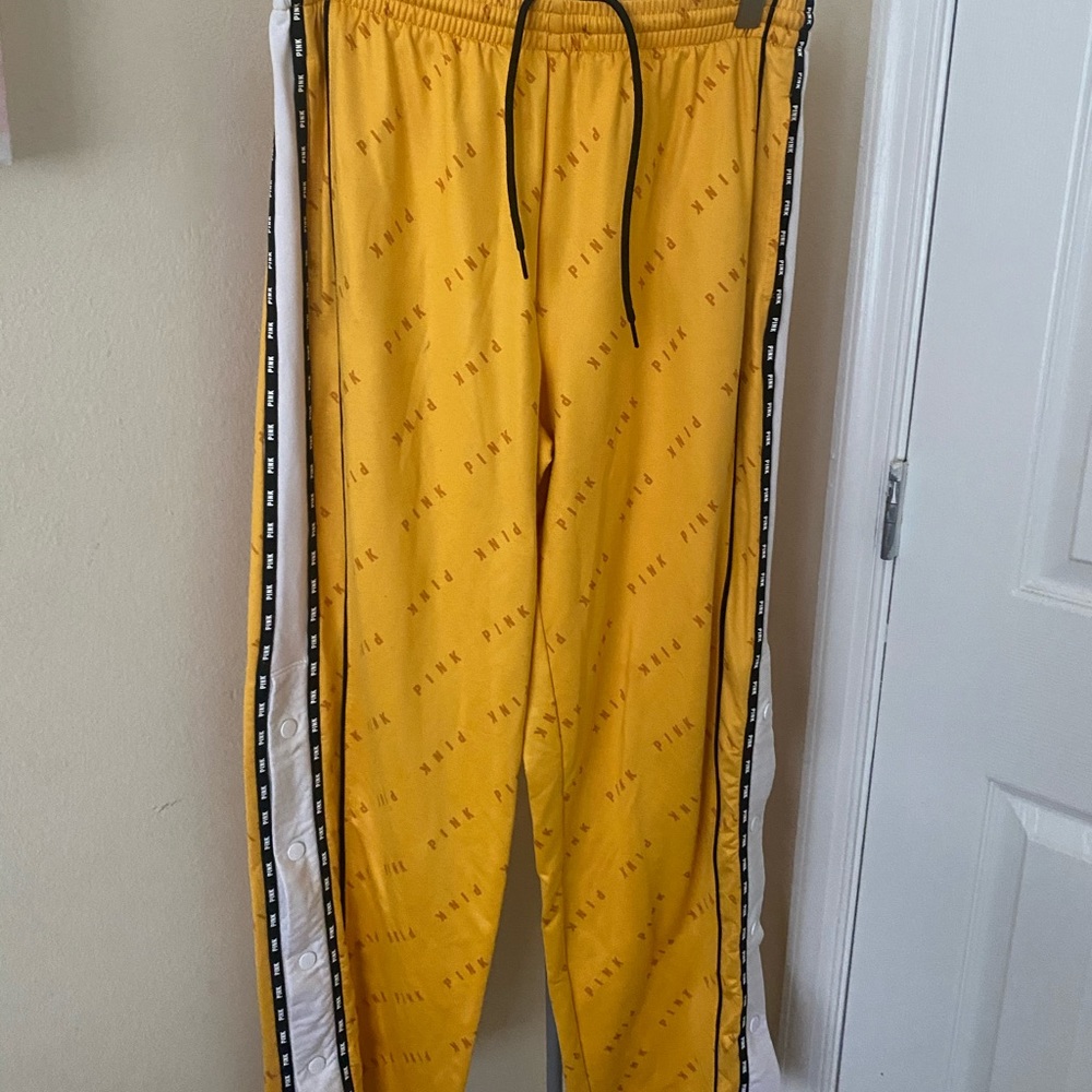 PINK yellow pants